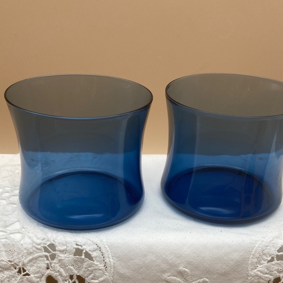 Iittala i-104 blue tumblers by Timo Sarpaneva, Made in Finland - Picture 8 of 8